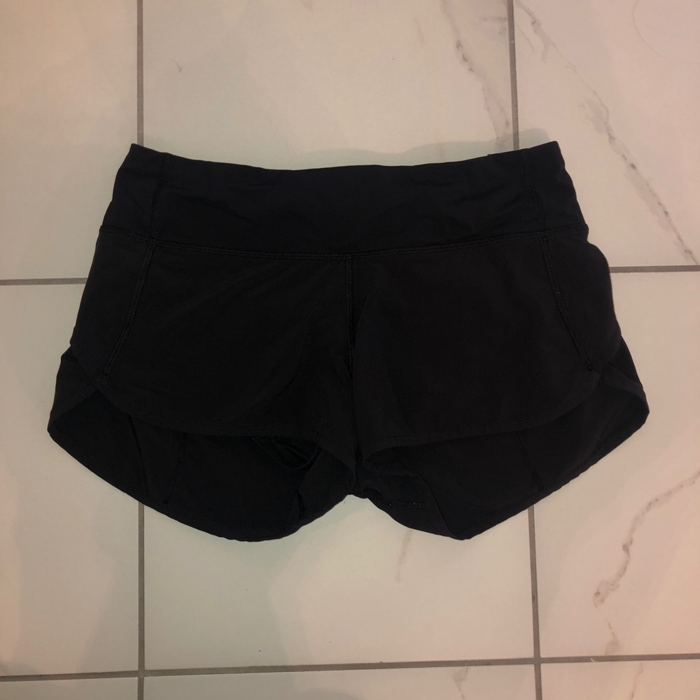 Lululemon Black Speed Short- 2.5” inseam